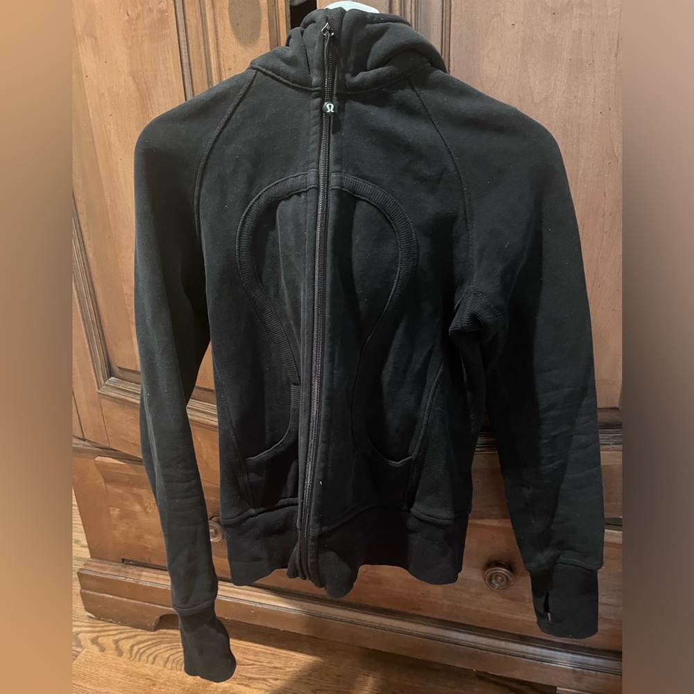 Vintage Lululemon Black Scuba Hoodie